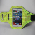 Customized logo lycra running reflective armband phone cases